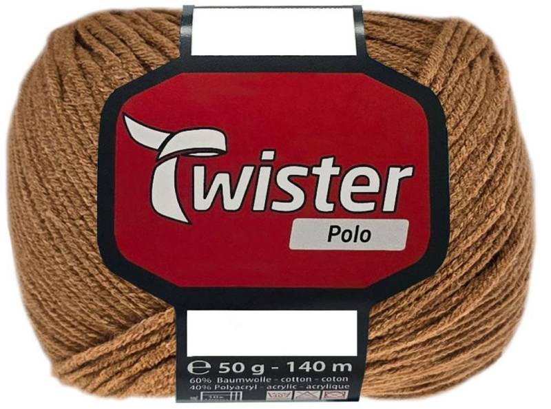 Kurtenbach 50 Gramm Twister Polo aus 60 % Baumwolle, 40 % Polyacryl Bastelgarn von Kurtenbach