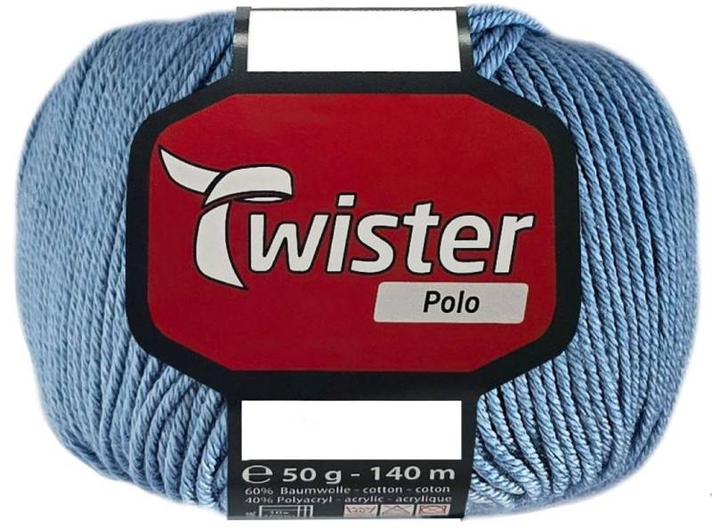 Kurtenbach 50 Gramm Twister Polo aus 60 % Baumwolle, 40 % Polyacryl Bastelgarn von Kurtenbach