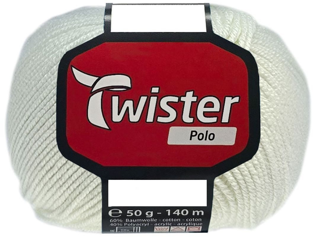Kurtenbach 50 Gramm Twister Polo aus 60 % Baumwolle, 40 % Polyacryl Bastelgarn von Kurtenbach