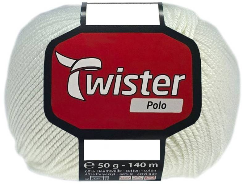 Kurtenbach 50 Gramm Twister Polo aus 60 % Baumwolle, 40 % Polyacryl Bastelgarn von Kurtenbach