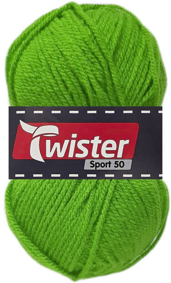 Kurtenbach 50 Gramm Twister Sport 50 aus 100 % Polyacryl Farbauswahl Bastelgarn von Kurtenbach