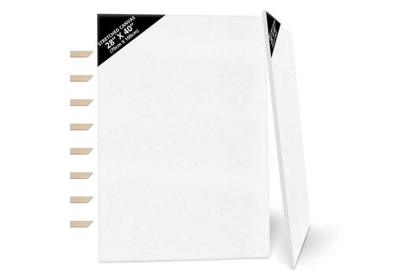 Kurtzy Leinwand XXL Leinwand Set 70x100cm - 2er Pack von Kurtzy