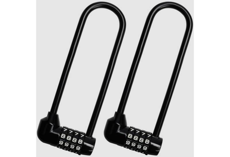 Kurtzy Vorhängeschloss Bike Theft Protection - 2 Pack, 4-Digit Lock, (1-tlg) von Kurtzy