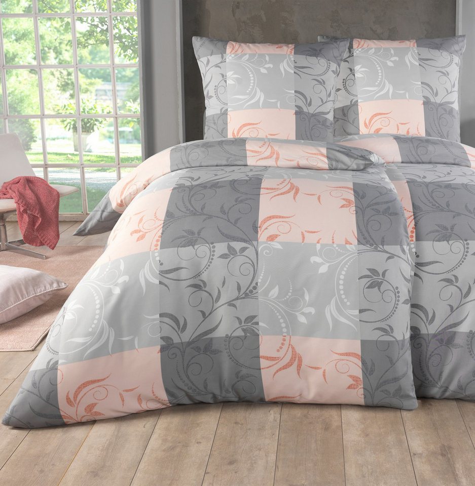 Kuscheli Bettwäsche 2x 135x200 + 2x 80x80 cm atmungsaktiver Bettbezug, moderne Designs, Mikrofaser, 4 teilig, Für Allergiker geeignet, pflegeleicht, angenehm weicher Stoff von Kuscheli