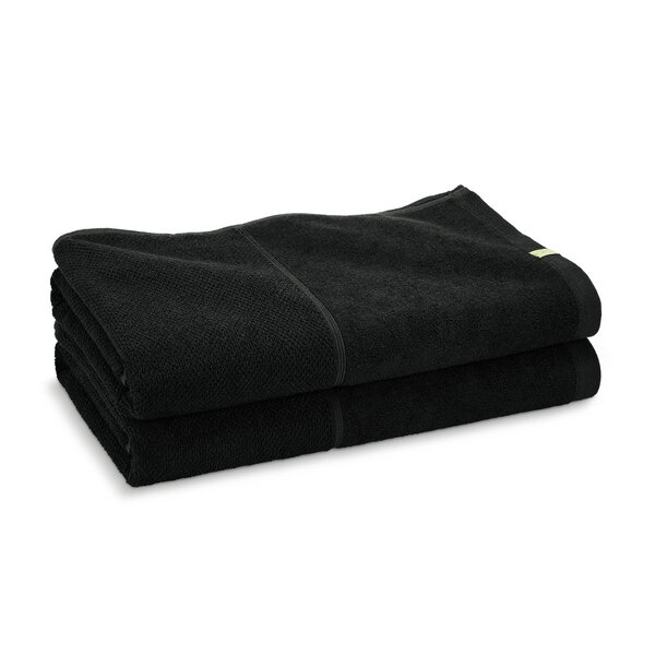 Kushel Towels 2x Bath Sheet - Saunatuch aus Biobaumwolle und Holzfaser von Kushel Towels