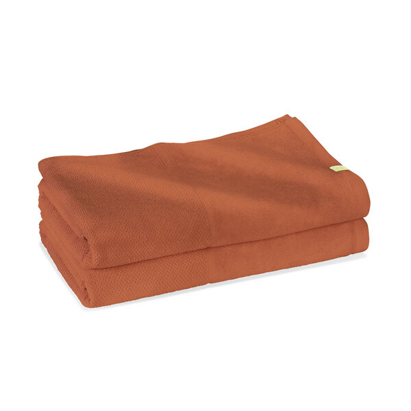 Kushel Towels 2x Bath Sheet - Saunatuch aus Biobaumwolle und Holzfaser von Kushel Towels