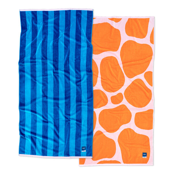 Kushel Towels Beach Towel Duo Set - Strandtuch aus Biobaumwolle und Holzfaser von Kushel Towels