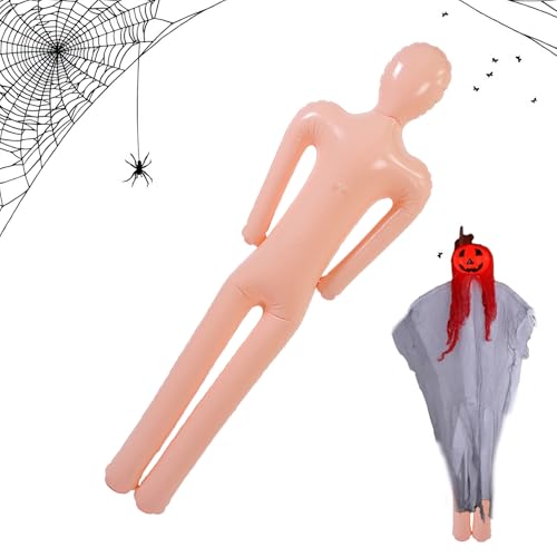 Kustimantu Aufblasbare Schaufensterpuppe – Halloween Mundgeblasen in Größe Natur Körper für Cosplay – Gruselige Partydekoration für drinnen und draußen, Zaun, Terrasse, Garten, Party, Eingangstür Kustimantu Aufblasbare Schaufensterpuppe – Halloween Mundgeblasen in Größe Natur Körper für Cosplay – Gruselige Partydekoration für drinnen und draußen, Zaun, Terrasse, Garten, Party, Eingangstür von Kustimantu