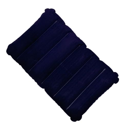 Kustimantu Aufblasbares Sitzkissen, tragbare Campingmatte, ergonomische Unterstützung für Auto, Stadion, Wandern, Picknick, Campingstuhl von Kustimantu