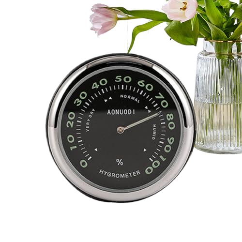 Kustimantu Auto Armaturenbrett Uhr Selbstklebend | Auto-Thermometer Mit Klebefläche - Leuchtende Lüftungsgitter-Uhr Für Autos Wohnmobile LKWs Zuhause von Kustimantu