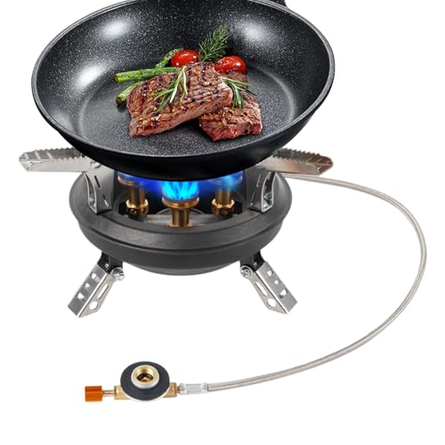 Kustimantu Backpacking Stove | 16000W Faltbarer Outdoor Kocher - Windfester Kocher Für Jagd Trekking Angeln Reisen Kustimantu Backpacking Stove | 16000W Faltbarer Outdoor Kocher - Windfester Kocher Für Jagd Trekking Angeln Reisen von Kustimantu