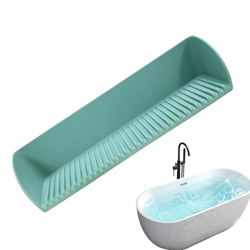 Kustimantu Bade Spritzschutz | Spielzeug Ablage Für Badewanne | Wasserdicht Rutschfest Bade Spielzeug Halter Multifunktion Badezubehör Für Baby Kustimantu Bade Spritzschutz | Spielzeug Ablage Für Badewanne | Wasserdicht Rutschfest Bade Spielzeug Halter Multifunktion Badezubehör Für Baby von Kustimantu
