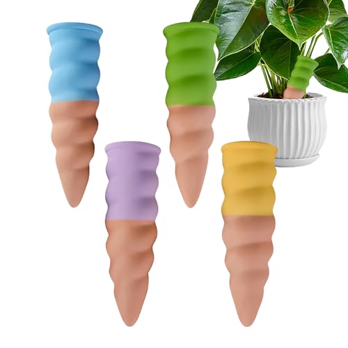 Kustimantu Bewässerungsspieße, automatische Sprinkler, 4 Stück – Zubehör mit langsamer Freisetzung für die Pflege von Innen- und Außenbereich, Garten Kustimantu Bewässerungsspieße, automatische Sprinkler, 4 Stück – Zubehör mit langsamer Freisetzung für die Pflege von Innen- und Außenbereich, Garten von Kustimantu