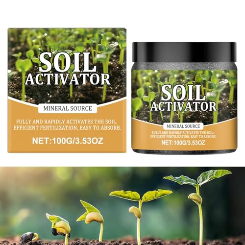 Kustimantu Bodenaktivator Für Pflanzen | 100g Bodenverbesserer - Mit Nährstoffen Pflanzenstärkung Für Wurzelbildung Rasen Hochbeet Tomate Bonsai Blume Gemüse Kustimantu Bodenaktivator Für Pflanzen | 100g Bodenverbesserer - Mit Nährstoffen Pflanzenstärkung Für Wurzelbildung Rasen Hochbeet Tomate Bonsai Blume Gemüse von Kustimantu