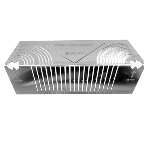 Kustimantu Bogenmarkierungswerkzeug, Rechtwinkelmesswerkzeug, Metall Parallelzeichner-Hilfe Für Holzhandwerk Rohrbiegen Schweißen Kustimantu Bogenmarkierungswerkzeug, Rechtwinkelmesswerkzeug, Metall Parallelzeichner-Hilfe Für Holzhandwerk Rohrbiegen Schweißen von Kustimantu