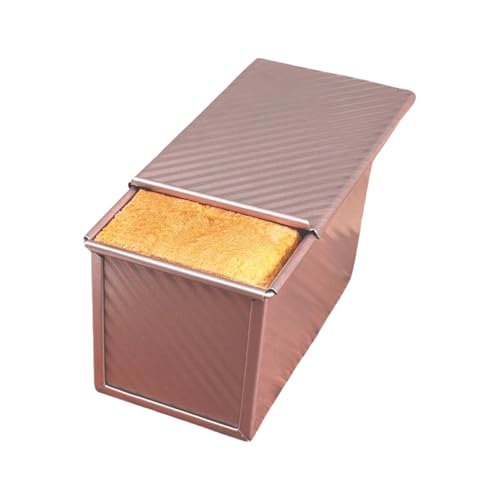 Kustimantu Brotbackform mit Deckel | Brotformen zum Backen, hitzebeständig, ohne Rost, zum Braten, Kochen, Desserts, Haus, Picknick von Kustimantu