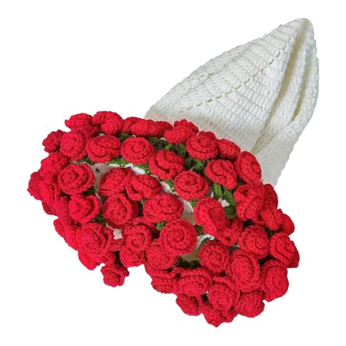 Kustimantu Decke mit Rosenstrauß, handgestrickt, Dekoration für Haus, Häkelnadel, Bettüberwurf, Rosenstrauß, für Schlafzimmer und Reise Kustimantu Decke mit Rosenstrauß, handgestrickt, Dekoration für Haus, Häkelnadel, Bettüberwurf, Rosenstrauß, für Schlafzimmer und Reise von Kustimantu
