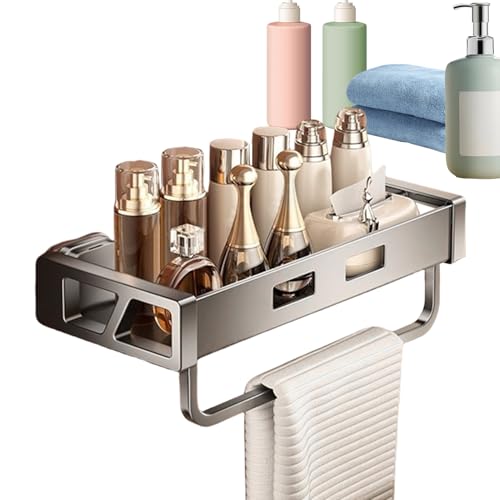 Kustimantu Duschwandregale, Dusch-Organizer | Duschorganisator-Rack mit Absaugung | Multifunktionaler Aufbewahrungsraum ohne Bohren für das Badezimmer von Kustimantu