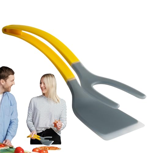 Kustimantu Eierspachtel – 2 in 1 Wender – ergonomisches Küchenwerkzeug für Fisch, Steak, Brot, Pfannkuchen, Omelette, BBQ, Frühstück von Kustimantu