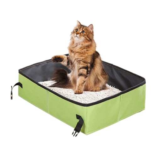 Kustimantu Faltbare Katzentoilette – Faltbare und wasserdichte Katzentoilette | kompakte Katzentoilette auslaufsicher für Reisen, Hotelaufenthalte, Autofahrten, Camping, leicht zu transportieren Kustimantu Faltbare Katzentoilette – Faltbare und wasserdichte Katzentoilette | kompakte Katzentoilette auslaufsicher für Reisen, Hotelaufenthalte, Autofahrten, Camping, leicht zu transportieren von Kustimantu