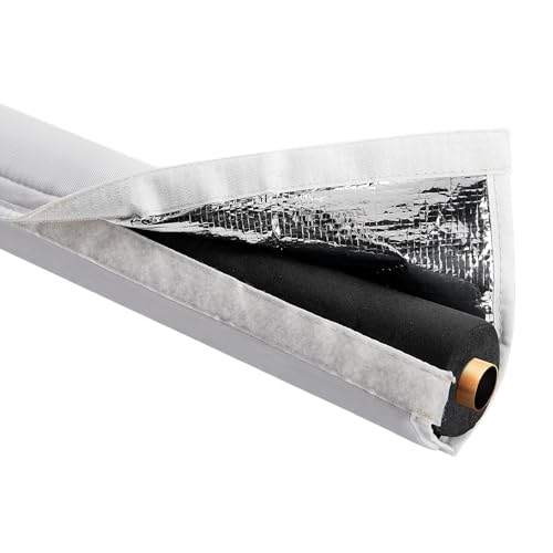 Kustimantu HVAC Isolierband Für Luftkanäle - 183 X 26 Cm Rohr Abdeckung,Wasserdichte Und Wärmebeständige Aufbewahrung Zur Frostsicherung Und Außenschutz von Kustimantu