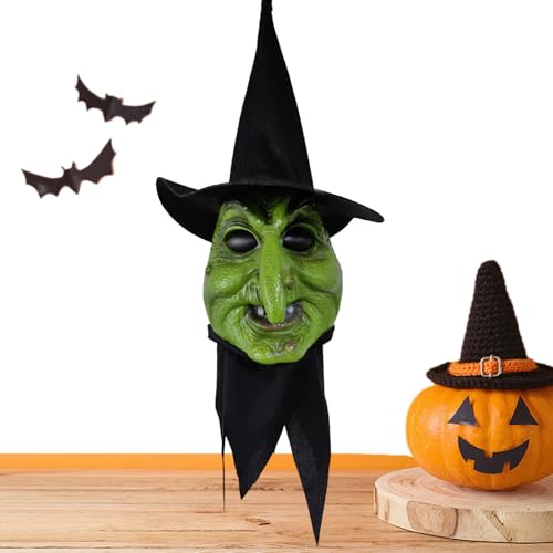 Kustimantu Halloween Hexe Dekoration | Schaurige Hexe Kostüm Deko Für Feiertage - Scherzartikel Mit Licht Und Ton Für Partyzubehör Halloween Dekoration Innenbereich Kustimantu Halloween Hexe Dekoration | Schaurige Hexe Kostüm Deko Für Feiertage - Scherzartikel Mit Licht Und Ton Für Partyzubehör Halloween Dekoration Innenbereich von Kustimantu