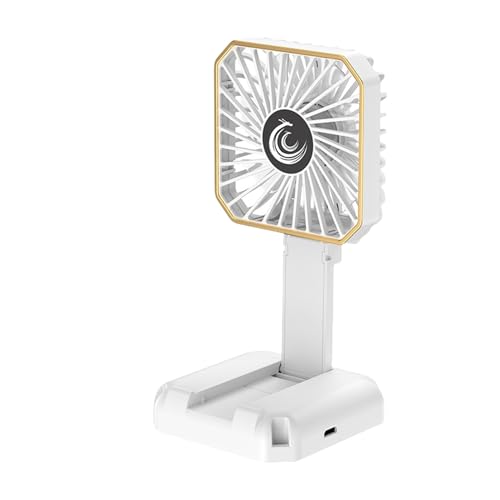 Kustimantu Handgehaltener Ventilator - Klappbarer Tragbarer Kühlventilator - Persönlicher Luftkühler Mit 3 Geschwindigkeitsstufen Wiederaufladbar Für Nacken Schreibtisch Reise Und Outdoor Kustimantu Handgehaltener Ventilator - Klappbarer Tragbarer Kühlventilator - Persönlicher Luftkühler Mit 3 Geschwindigkeitsstufen Wiederaufladbar Für Nacken Schreibtisch Reise Und Outdoor von Kustimantu