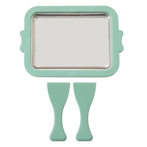 Kustimantu Hausgemachte Eismaschine, Eisbrötchenmaschine | Haushaltsfrucht-Eismaschine-Platte | Haushalts-Obst-Eiscreme-Platte für Zuhause, Bars, Cafés, Dessertläden von Kustimantu