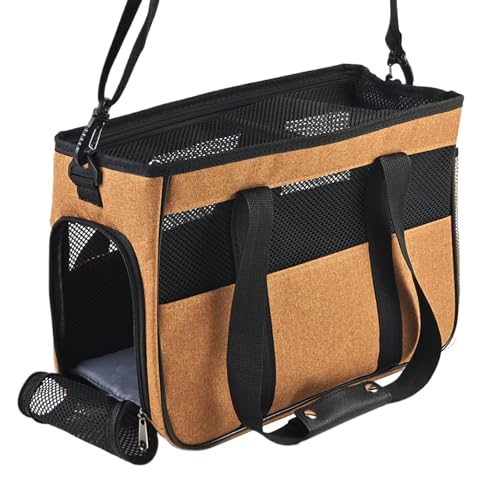 Kustimantu Haustiertasche Für Reisen - Reisesicherheit Outdoor Hundetragesack | Atmungsaktive Flexible Transportlösung Für Reisen Camping Spaziergänge von Kustimantu