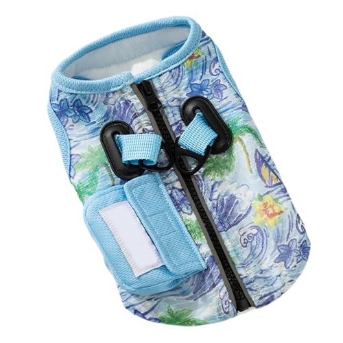 Kustimantu Hunde Kühlweste - Atmungsaktive Sommer Kühlkleidung | Größen S/M/L, Reißfest & Langlebig Für Strandtage, Outdoor Camping & Spaziergänge von Kustimantu