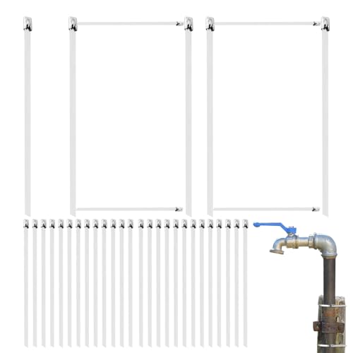 Kustimantu Kabelbinder aus Edelstahl – 100 Stück robuste Gartenklammern aus Edelstahl | für elektrische Kabel, Zäune, landwirtschaftliche Nutzung, industrielle Verwendung im Garten Kustimantu Kabelbinder aus Edelstahl – 100 Stück robuste Gartenklammern aus Edelstahl | für elektrische Kabel, Zäune, landwirtschaftliche Nutzung, industrielle Verwendung im Garten von Kustimantu