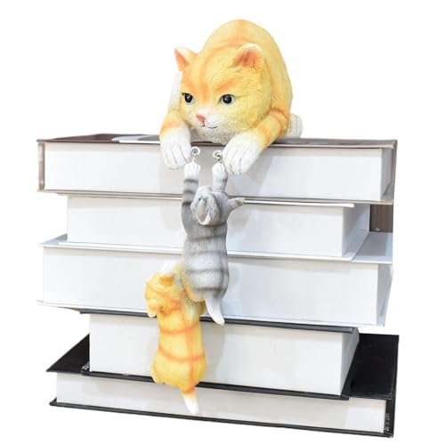 Kustimantu Katzenfiguren,Lustige Tierfigur Katzen Statue | Niedliche Harz Skulptur Schreibtisch Deko Wohnaccessoires Geschenk Kustimantu Katzenfiguren,Lustige Tierfigur Katzen Statue | Niedliche Harz Skulptur Schreibtisch Deko Wohnaccessoires Geschenk von Kustimantu