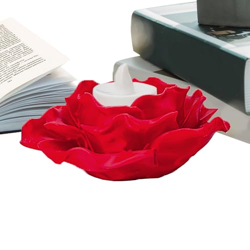 Kustimantu Kerzenhalter – Kerzenhalter für Teekanne, inspiriert von den Blumen, Dekoration mit weichem LED-Licht für Esstisch, Büro oder Schlafzimmer Kustimantu Kerzenhalter – Kerzenhalter für Teekanne, inspiriert von den Blumen, Dekoration mit weichem LED-Licht für Esstisch, Büro oder Schlafzimmer von Kustimantu