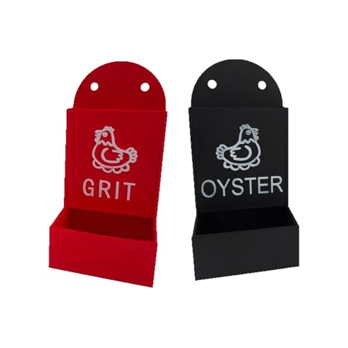 Kustimantu Kiesspender für Hühnerstall | Futterstation für Enten | 2-teilig zum Aufhängen für Unterhof Kustimantu Kiesspender für Hühnerstall | Futterstation für Enten | 2-teilig zum Aufhängen für Unterhof von Kustimantu