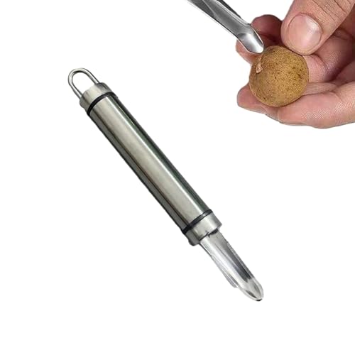 Kustimantu Kirschentkerner, Obstentkerner,Obstentkerner und -schäler, Gemüsekernentferner | Edelstahl-Hand-Longan-Entkerner, einfach zu verwenden und zu reinigen für Litschi-Liebhaber Kustimantu Kirschentkerner, Obstentkerner,Obstentkerner und -schäler, Gemüsekernentferner | Edelstahl-Hand-Longan-Entkerner, einfach zu verwenden und zu reinigen für Litschi-Liebhaber von Kustimantu