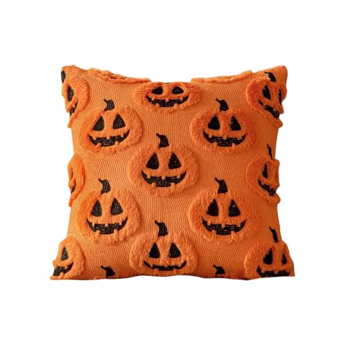 Kustimantu Kissenbezüge, Herbst, 46 x 46 cm, Halloween-Dekoration, ausdrucksstarkes Motiv, dekorativ, für Sofa, Wohnzimmer, Schlafzimmer, Sessel, Terrasse, Terrasse Kustimantu Kissenbezüge, Herbst, 46 x 46 cm, Halloween-Dekoration, ausdrucksstarkes Motiv, dekorativ, für Sofa, Wohnzimmer, Schlafzimmer, Sessel, Terrasse, Terrasse von Kustimantu