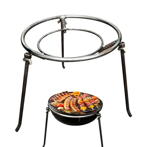 Kustimantu Kochstativ – Halterung für Kocher, dreieckig, hitzebeständige Halterung für Außenbereich, Küche, Reisen, Angeln, Wandern Kustimantu Kochstativ – Halterung für Kocher, dreieckig, hitzebeständige Halterung für Außenbereich, Küche, Reisen, Angeln, Wandern von Kustimantu