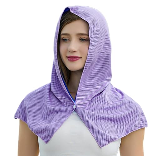 Kustimantu Kühlendes Handtuch mit Kapuze – Sweatshirt, Handtuch für warmes Wetter, Sonnenschutz für den Kopf mit hautfreundlichem Stoff für Sport und Kustimantu Kühlendes Handtuch mit Kapuze – Sweatshirt, Handtuch für warmes Wetter, Sonnenschutz für den Kopf mit hautfreundlichem Stoff für Sport und von Kustimantu