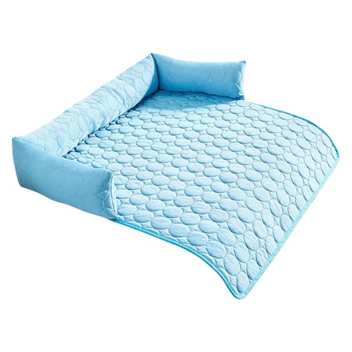 Kustimantu Kühlendes Hundebett,Katzen Kühl Schlafsofa mit Pad und | Atmungsaktive Schlafmatte Hundebett Für Auto Reise Camping von Kustimantu