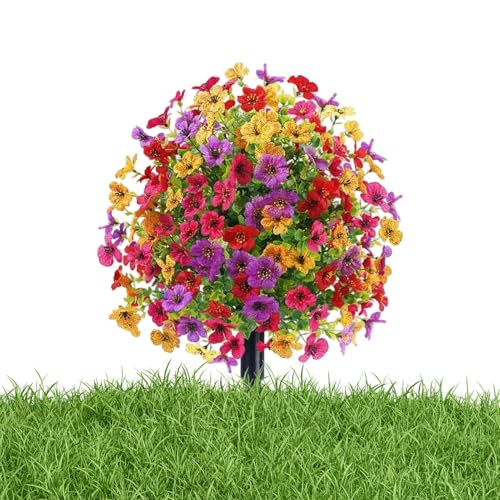 Kustimantu Künstliche Blumen für den Außenbereich | Künstliche Blumen für den Außenbereich – UV-beständig, für Hochzeitszentrale, Dekoration für den Außenbereich, für Garten, Blumenkasten, Veranda, Kustimantu Künstliche Blumen für den Außenbereich | Künstliche Blumen für den Außenbereich – UV-beständig, für Hochzeitszentrale, Dekoration für den Außenbereich, für Garten, Blumenkasten, Veranda, von Kustimantu