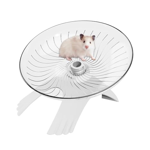 Kustimantu Laufrad für Rennmäuse, leises Laufrad, Spinner, helles, Zubehör für kleine Tiere, Igel, Krabben, Einsiedler Kustimantu Laufrad für Rennmäuse, leises Laufrad, Spinner, helles, Zubehör für kleine Tiere, Igel, Krabben, Einsiedler von Kustimantu