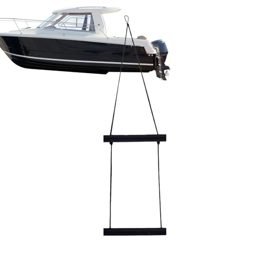 Kustimantu Leiter aus Seil für aufblasbares Boot, Kletterleiter, rutschfest, für Schlauchboot, Wasserausrüstung, hohe Widerstandsfähigkeit für Zugang zu Booten Kustimantu Leiter aus Seil für aufblasbares Boot, Kletterleiter, rutschfest, für Schlauchboot, Wasserausrüstung, hohe Widerstandsfähigkeit für Zugang zu Booten von Kustimantu