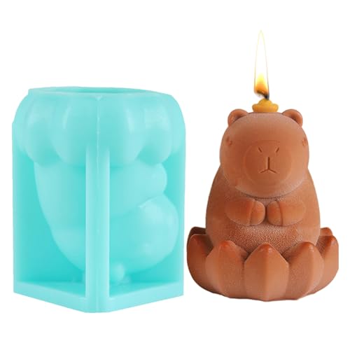 Kustimantu Mousse Silikonformen | Capybara Moussekuchen Form - Hitzebeständige Antihaft Kuchenform Für Käsekuchen Schokolade Pudding Seife von Kustimantu