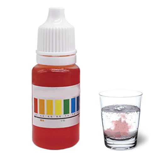 Kustimantu PH Indikator Lösung - 10 ml PH Test Flüssigkeit | Präzisions-Flüssigreagenz Zum Ausgleich Und Messen Für Aquarium Süßwasser Gartenpflanzen Pool von Kustimantu