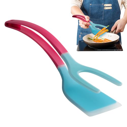 Kustimantu Pfannenwender zum Wenden von Lebensmitteln – 2-in-1 Spatel und Zange – ergonomisches Küchenwerkzeug für Fisch, Steak, Brot, Pfannkuchen, Omelette, BBQ, Frühstück Kustimantu Pfannenwender zum Wenden von Lebensmitteln – 2-in-1 Spatel und Zange – ergonomisches Küchenwerkzeug für Fisch, Steak, Brot, Pfannkuchen, Omelette, BBQ, Frühstück von Kustimantu