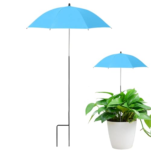 Kustimantu Pflanzenschirme Für Den Außenbereich,UV-Beständiger Gartenschutz | Klappbarer Gewächshaus-Schirm Für Garten Rasen Blumenbeet Poolbereich Terrasse & Outdoor von Kustimantu