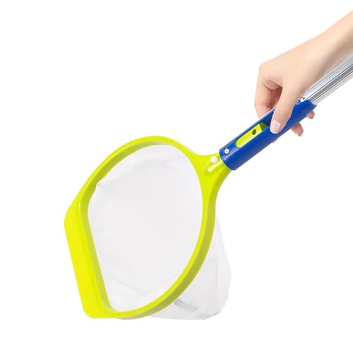 Kustimantu Poolkescher – feinmaschige Kescher zum Entfernen von Poolblättern | Reinigungsausrüstung für Schmutz mit Teleskopstange für Teich, Brunnen und Spa Kustimantu Poolkescher – feinmaschige Kescher zum Entfernen von Poolblättern | Reinigungsausrüstung für Schmutz mit Teleskopstange für Teich, Brunnen und Spa von Kustimantu