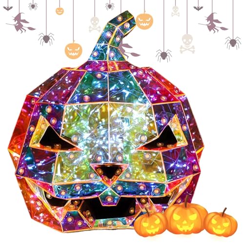 Kustimantu Prism Pumpkin – Dekorativ, beleuchtet | Figuren Leuchten für Innen Außen Party Kustimantu Prism Pumpkin – Dekorativ, beleuchtet | Figuren Leuchten für Innen Außen Party von Kustimantu