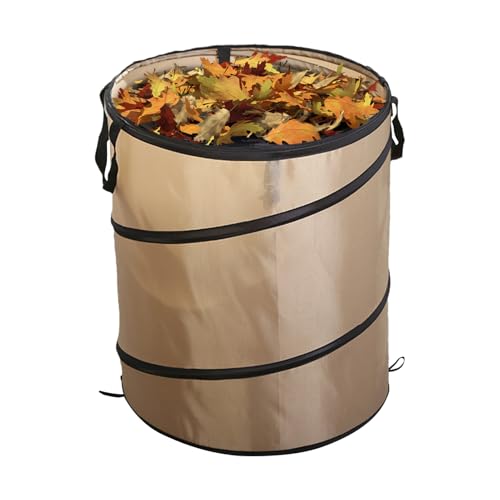 Kustimantu Robuster Outdoor Camping Mülleimer,Klappbarer Außenmülleimer - Abfallbehälter Für Garten Camping Wandern Rucksacktour Familienpicknick Reisemobil Festivals von Kustimantu