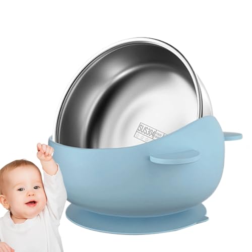 Kustimantu Schüsseln mit Saugnapf | rutschfeste Babyschale aus Silikon mit Saugnapf | Essteller Zubehör für Kinder Reise Abendessen Snack Kustimantu Schüsseln mit Saugnapf | rutschfeste Babyschale aus Silikon mit Saugnapf | Essteller Zubehör für Kinder Reise Abendessen Snack von Kustimantu